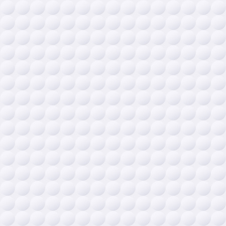 White abstract geometric background texture with circles, seamless vector patternのイラスト素材