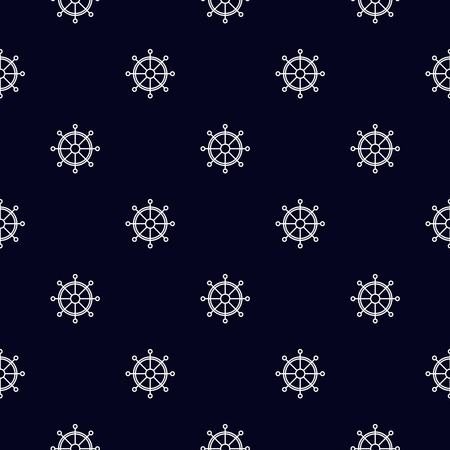 Line art summer beach background, seamless pattern, vector illustrationのイラスト素材