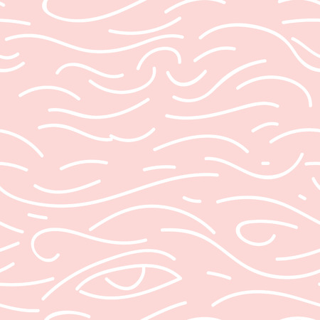 Seamless hand drawn irregular uneven black and white texture, vector illustrationのイラスト素材