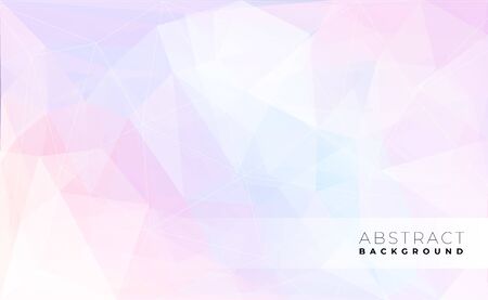 Abstract triangle polygonal background, vector.のイラスト素材