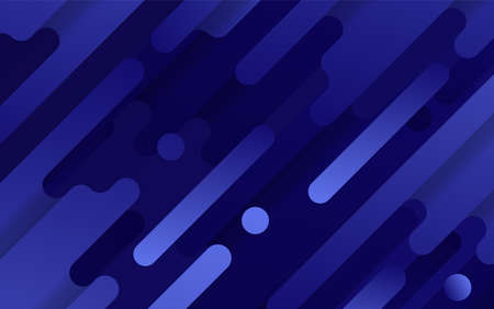 Abstract geometric background with diagonal shapes filled with vivid gradients. Modern and trendy flat backround, vector illustration.のイラスト素材