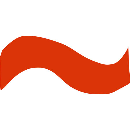 An Abstract Red Wave Design Element for artistic and creative purposesのイラスト素材