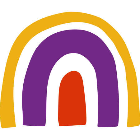 A Colorful Abstract Rainbow Design that captivates the viewers eyeのイラスト素材