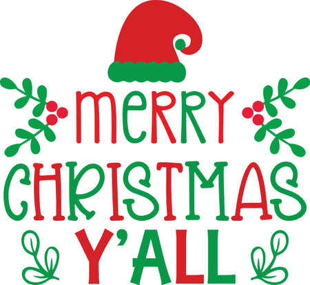 Merry Christmas and a Happy New Year!  Get these designs from Great Notions.のイラスト素材