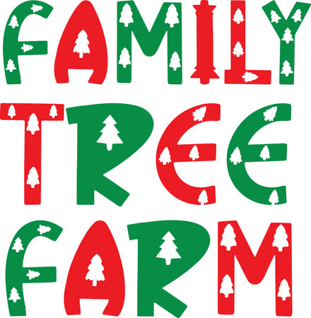 Christmas font. Vector illustration. Can be used for wallpaper, pattern fills, web page background,surface texturesのイラスト素材