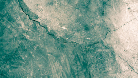 Raw concrete material texture useful as a background, Blue colorの写真素材