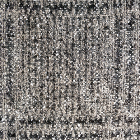 Real heather knitted fabric made of wool fibres textured background. Greey fabric texture. Background with delicate striped pattern.の写真素材