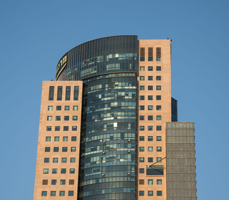Modern office building with glass facade