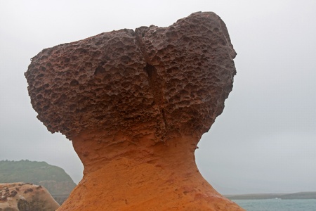 Yehliu Geopark Taiwan;fotografiert im November 2011の写真素材