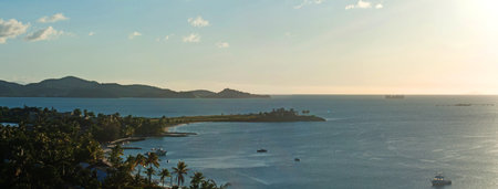 Beautiful Dickenson Bay in Antigua, photographed in November 2012