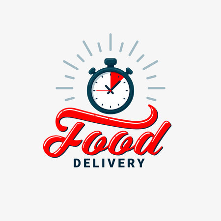 Food delivery icon.のイラスト素材