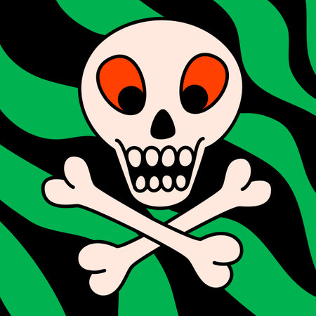 Cartoon vector funny Comic cards. Crazy cartoons Abstract vector collectionのイラスト素材