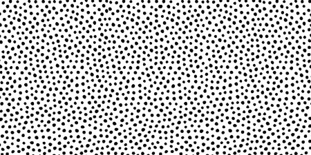 Black and white polka dot patternのイラスト素材