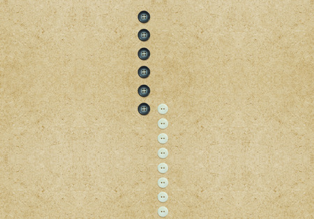 black and white buttons on backgroundsの写真素材