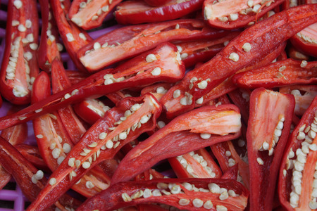 red peppersの写真素材