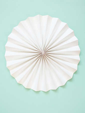 circle paper foldedの写真素材