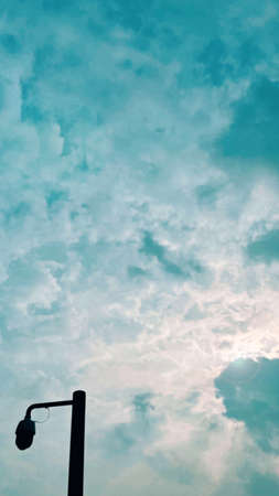 Clouds in the skyの写真素材