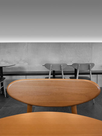 Empty chairs in a coffee shop