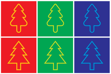 Christmas tree - blend onlyのイラスト素材