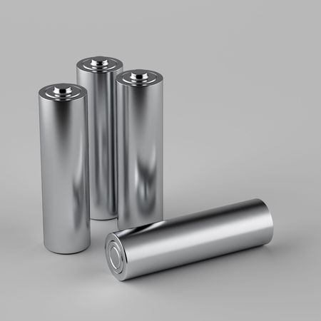 AA Batteriesの写真素材