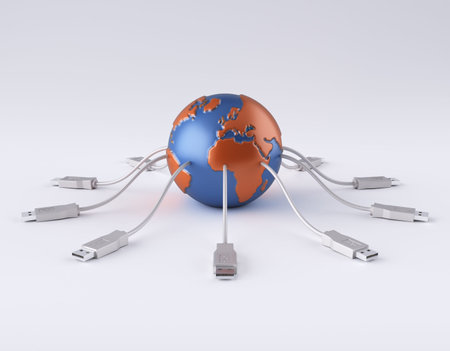 Global connectionの写真素材