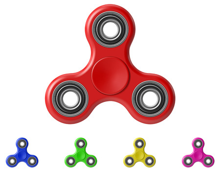 Fidget spinnerのイラスト素材