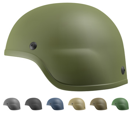 Military helmetのイラスト素材