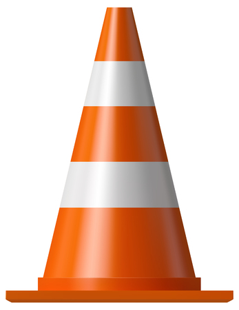 Traffic coneのイラスト素材
