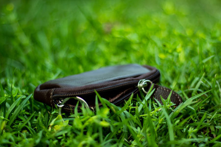 The best and extraordinarily beautiful key ring bag or smart key holder displayed on pattern