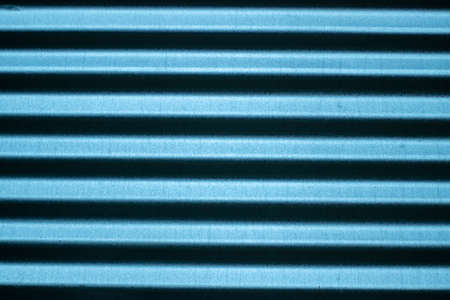 Aluminum tin ready to construction and showing row pattern black and silver colorの写真素材