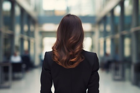 Professional Businesswoman in a Suit. The Corporate Executive. Generative AIの素材