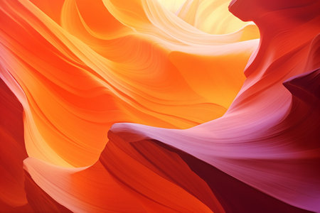 Stunning Futuristic Banner Dark Orange and Maroon. Generative AIの素材