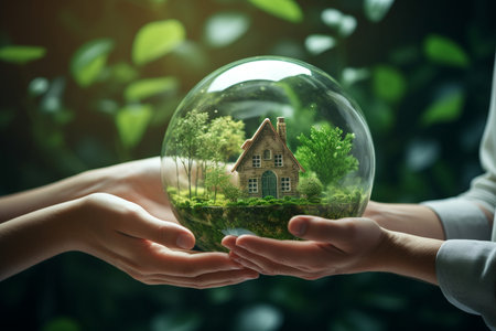 Precious Eco Home. Generative AIの素材