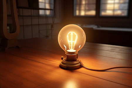Photorealistic 3D Lighting Concept. Generative AIの素材