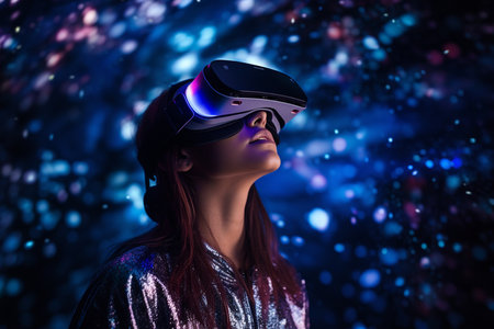 Immersive VR Experience. Generative AIの素材