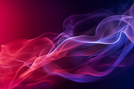 Colorful Smoke Background. Generative AIの素材