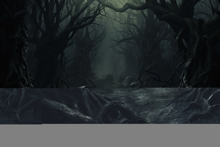 Enchanted Forest. Generative AIの素材