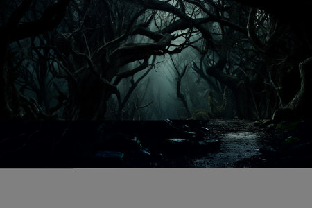 Enchanted Forest. Generative AIの素材