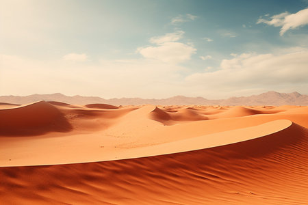 Enchanted Desert Dunes Inspiration. Generative AIの素材