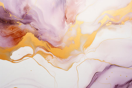 Marble Pink Ink Painting. Aiの素材