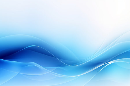 Blue Tech Wave. Aiの素材