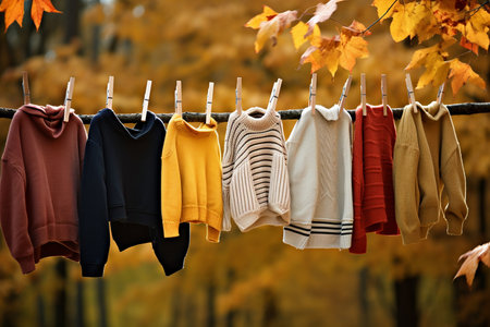 Autumn Wardrobe. Aiの素材