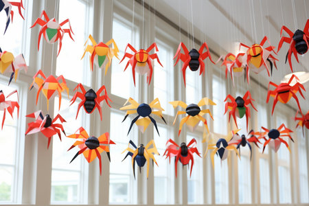 Paper Flag Garland. Aiの素材