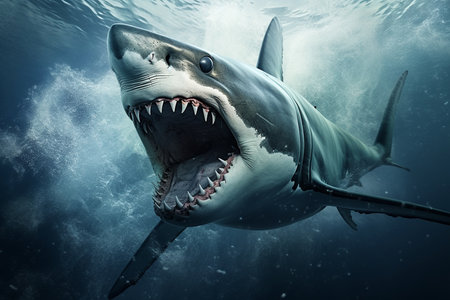 Ocean Shark. Aiの素材