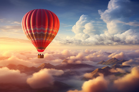 Majestic Balloon Ascension. Aiの素材
