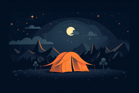 Enchanted Tent. Aiの素材