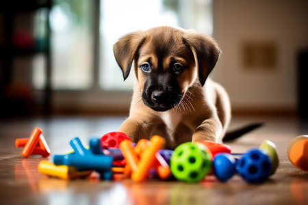 Puppy Playtime. Aiの素材