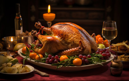 Thanksgiving Turkey. Aiの素材