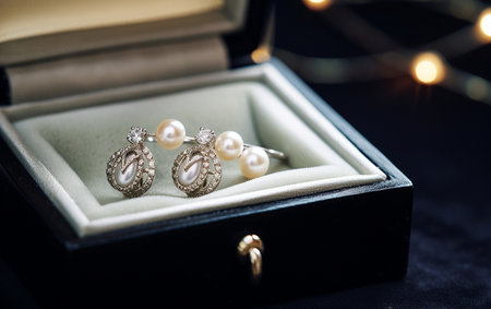 Pearl Earrings. Aiの素材