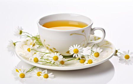 Chamomile Serenity. Aiの素材
